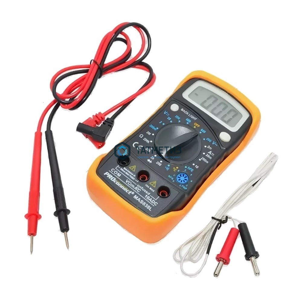 Мультиметр портативный МAS838L (DT858L) PROconnect | «ТАТМЕТИЗ» Мультиметр портативный МAS838L (DT858L) PROconnect - магазин крепежа «ТАТМЕТИЗ»