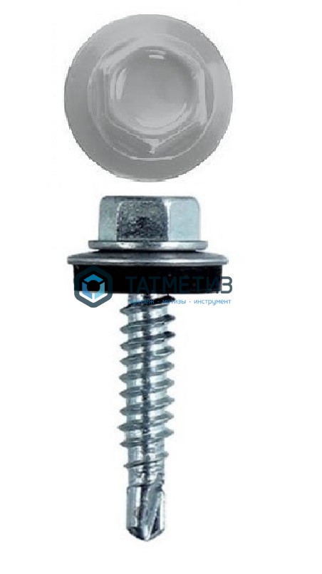 Саморез окраш.кров. 5,5х25 /7004/ (250 шт/уп) КК -  магазин крепежа «ТАТМЕТИЗ»