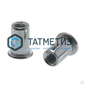 Заклепка-гайка с пот бортом и насечками А4 М 8 х 19 | «ТАТМЕТИЗ» Заклепка-гайка с пот бортом и насечками А4 М 8 х 19 - магазин крепежа «ТАТМЕТИЗ»