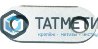 Пластина крепежная  ПК  40 мм, цинк -  магазин крепежа «ТАТМЕТИЗ»