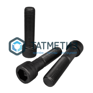 Винт DIN 912 М12 х 90 (12.9) с цилиндрической головкой и внутр.шестигранником | «ТАТМЕТИЗ» Винт DIN 912 М12 х 90 (12.9) с цилиндрической головкой и внутр.шестигранником - магазин крепежа «ТАТМЕТИЗ»