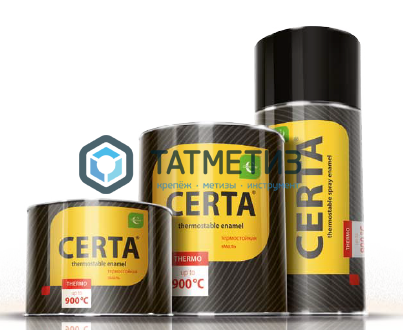 Эмаль термостойкая БЕЛАЯ Церта до 400 С, 0,4 кг | «ТАТМЕТИЗ» Эмаль термостойкая БЕЛАЯ Церта до 400 С, 0,4 кг - магазин крепежа «ТАТМЕТИЗ»