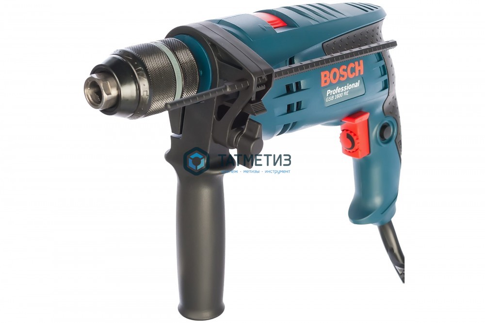 Дрель BOSCH GSB 1600 RE, ударная, 700Вт, БЗП Дрель BOSCH GSB 1600 RE, ударная, 700Вт, БЗП