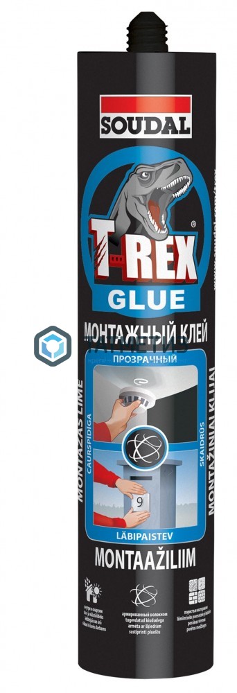 Клей монтажный T-REX "Прозрачный" blue 310 мл / 12 2 ПО ЦЕНЕ 1 Клей монтажный T-REX "Прозрачный" blue 310 мл / 12 2 ПО ЦЕНЕ 1