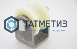 Ролик КАПРОЛОН d 50мм под ТРУБУ 1/2" на ПЛАТФОРМЕ | «ТАТМЕТИЗ» Ролик КАПРОЛОН d 50мм под ТРУБУ 1/2" на ПЛАТФОРМЕ - магазин крепежа «ТАТМЕТИЗ»