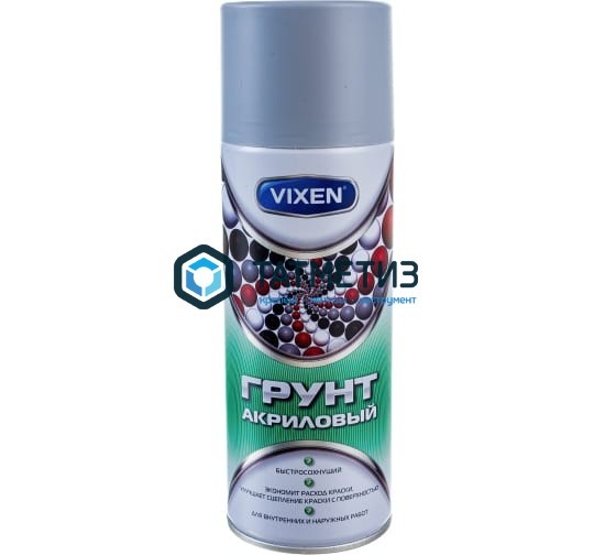 Краска аэроз. VIXEN СЕРАЯ грунт унив. акриловый 520 мл. VX-22002 RAL 9005 Краска аэроз. VIXEN СЕРАЯ грунт унив. акриловый 520 мл. VX-22002 RAL 9005