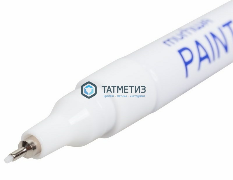 Маркер-краска БЕЛЫЙ MunHwa 1мм экстра тонкий / 12 -  магазин крепежа «ТАТМЕТИЗ»