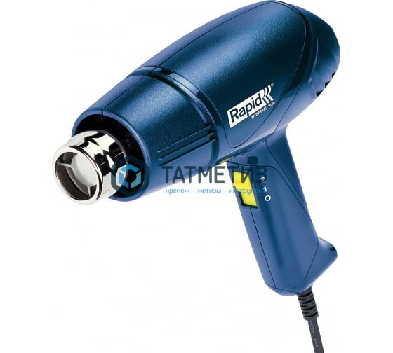 Фен строительный RAPID Thermal 1600 1600 Вт. 60°C / 550 °C. Расход воздуха 280 л/мин Фен строительный RAPID Thermal 1600 1600 Вт. 60°C / 550 °C. Расход воздуха 280 л/мин