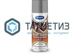 Грунт-эмаль по ржавчине 4 в 1 аэроз. VIXEN СЕРОЕ ОКНО RAL 7040 520 ml./6 Грунт-эмаль по ржавчине 4 в 1 аэроз. VIXEN СЕРОЕ ОКНО RAL 7040 520 ml./6