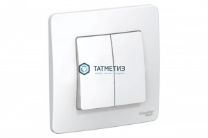 Выключатель 2-кл. СП BLANCA,  6A, 250B, белый Schneider Electric -  магазин крепежа «ТАТМЕТИЗ»