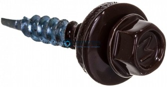 Саморез окраш.кров. 4,8х29 /8017/ DAXMER  (10х250) -  магазин крепежа «ТАТМЕТИЗ»