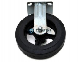 Колесо большегрузное обрезиненное с площадкой НЕповоротное d 150 мм -  магазин крепежа «ТАТМЕТИЗ»