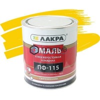 Эмаль ПФ-115  ЖЕЛТАЯ  2 кг-. /6 ЛАКРА -  магазин крепежа «ТАТМЕТИЗ»