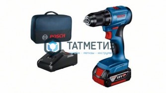 Дрель-шуруповерт аккумуляторная Bosch GSR 185-LI, 1x4.0 Ач, сумка -  магазин крепежа «ТАТМЕТИЗ»