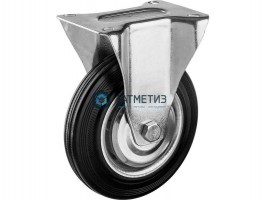 Колесо неповоротное c площадкой под 4 болта d 125 мм -  магазин крепежа «ТАТМЕТИЗ»