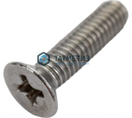 Винт потай DIN 965 А2 М 5х25 | «ТАТМЕТИЗ» Винт потай DIN 965 А2 М 5х25 - магазин крепежа «ТАТМЕТИЗ»