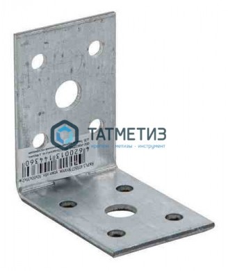 Крепежный усиленный уголок KUU  50x50x35 (50 шт/уп) -  магазин крепежа «ТАТМЕТИЗ»