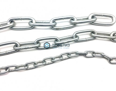 Цепь DIN 766 кор.зв. оц. 6  (40 м/бух) -  магазин крепежа «ТАТМЕТИЗ»