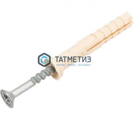Дюбель-гвоздь 8х 60 потай (100 шт/уп) ТК нейлон | «ТАТМЕТИЗ» Дюбель-гвоздь 8х 60 потай (100 шт/уп) ТК нейлон - магазин крепежа «ТАТМЕТИЗ»