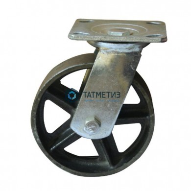 Колесо чугунное поворотное SCds 125 RX | «ТАТМЕТИЗ» Колесо чугунное поворотное SCds 125 RX - магазин крепежа «ТАТМЕТИЗ»