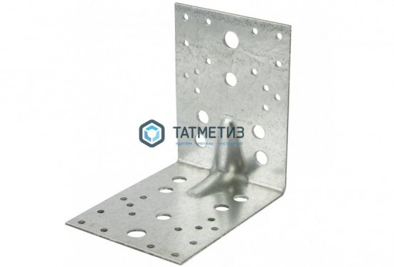 Крепежный усиленный уголок KUU 130x130x 90 (20 шт/уп) | «ТАТМЕТИЗ» Крепежный усиленный уголок KUU 130x130x 90 (20 шт/уп) - магазин крепежа «ТАТМЕТИЗ»