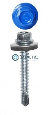 Саморез окраш.кров. 4,8х35 /5005/ DAXMER MS (10х250) | «ТАТМЕТИЗ» Саморез окраш.кров. 4,8х35 /5005/ DAXMER MS (10х250) - магазин крепежа «ТАТМЕТИЗ»