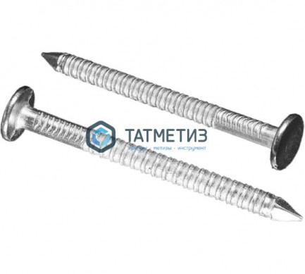 Гвозди ершен. оцинкован. с плоской головкой 4,2х100 (5 кг) | «ТАТМЕТИЗ» Гвозди ершен. оцинкован. с плоской головкой 4,2х100 (5 кг) - магазин крепежа «ТАТМЕТИЗ»