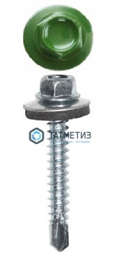 Саморез окраш.кров. 4,8х35 /6002/ DAXMER MS (10х250) | «ТАТМЕТИЗ» Саморез окраш.кров. 4,8х35 /6002/ DAXMER MS (10х250) - магазин крепежа «ТАТМЕТИЗ»