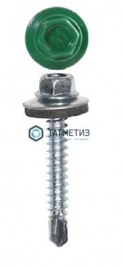 Саморез окраш.кров. 4,8х35 /6029/ DAXMER MS (10х250) | «ТАТМЕТИЗ» Саморез окраш.кров. 4,8х35 /6029/ DAXMER MS (10х250) - магазин крепежа «ТАТМЕТИЗ»