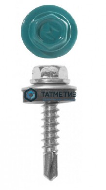 Саморез окраш.кров. 5,5х19 /5021/ DAXMER M (10х250) | «ТАТМЕТИЗ» Саморез окраш.кров. 5,5х19 /5021/ DAXMER M (10х250) - магазин крепежа «ТАТМЕТИЗ»