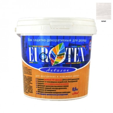 Деревозащитное средство Eurotex  БЕЛЫЙ  0,9 кг-./6 -  магазин крепежа «ТАТМЕТИЗ»