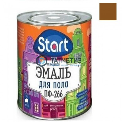 Эмаль ПФ-266 СТАРТ ЖЕЛТО-КОРИЧНЕВАЯ 0,8 кг-. /14 | «ТАТМЕТИЗ» Эмаль ПФ-266 СТАРТ ЖЕЛТО-КОРИЧНЕВАЯ 0,8 кг-. /14 - магазин крепежа «ТАТМЕТИЗ»
