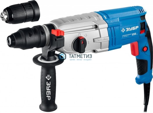 Перфоратор SDS-plus, ЗУБР Профессионал, 800Вт, 3,2 Дж, до 28 мм, +БЗП | «ТАТМЕТИЗ» Перфоратор SDS-plus, ЗУБР Профессионал, 800Вт, 3,2 Дж, до 28 мм, +БЗП - магазин крепежа «ТАТМЕТИЗ»