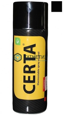 Эмаль термостойкая, антикор., ЧЕРНАЯ, АЭРОЗОЛЬ, 520мл, Церта | «ТАТМЕТИЗ» Эмаль термостойкая, антикор., ЧЕРНАЯ, АЭРОЗОЛЬ, 520мл, Церта - магазин крепежа «ТАТМЕТИЗ»