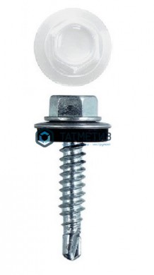 Саморез окраш.кров. 5,5х25 /9003/ (3250 шт/уп) DAXMER | «ТАТМЕТИЗ» Саморез окраш.кров. 5,5х25 /9003/ (3250 шт/уп) DAXMER - магазин крепежа «ТАТМЕТИЗ»