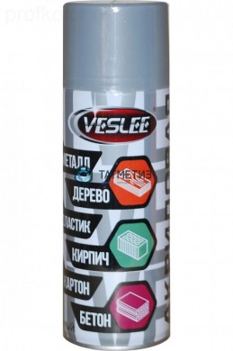Краска аэроз. VESLEE СЕРАЯ грунт 520 мл. | «ТАТМЕТИЗ» Краска аэроз. VESLEE СЕРАЯ грунт 520 мл. - магазин крепежа «ТАТМЕТИЗ»