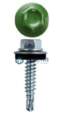 Саморез окраш.кров. 5,5х25 /6002/ DAXMER M (10х250) | «ТАТМЕТИЗ» Саморез окраш.кров. 5,5х25 /6002/ DAXMER M (10х250) - магазин крепежа «ТАТМЕТИЗ»