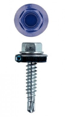 Саморез окраш.кров. 5,5х25 /5002/ (250 шт/уп) ОМАХ | «ТАТМЕТИЗ» Саморез окраш.кров. 5,5х25 /5002/ (250 шт/уп) ОМАХ - магазин крепежа «ТАТМЕТИЗ»