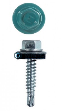 Саморез окраш.кров. 5,5х25 /5021/ DAXMER M (10х250) | «ТАТМЕТИЗ» Саморез окраш.кров. 5,5х25 /5021/ DAXMER M (10х250) - магазин крепежа «ТАТМЕТИЗ»