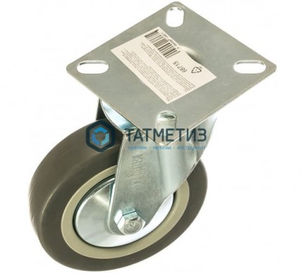 Колесо поворотное d 100мм, крепление платформенное// Сибртех | «ТАТМЕТИЗ» Колесо поворотное d 100мм, крепление платформенное// Сибртех - магазин крепежа «ТАТМЕТИЗ»