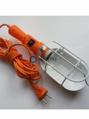 Светильник переносной ЛСУ-1 ШВВП 2х0.75 с решеткой 5м 220В | «ТАТМЕТИЗ» Светильник переносной ЛСУ-1 ШВВП 2х0.75 с решеткой 5м 220В - магазин крепежа «ТАТМЕТИЗ»