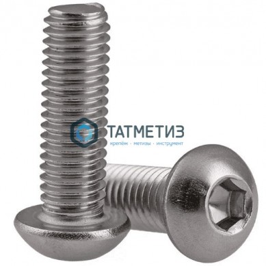 Винт ISO 7380 А2 M 6х60 | «ТАТМЕТИЗ» Винт ISO 7380 А2 M 6х60 - магазин крепежа «ТАТМЕТИЗ»