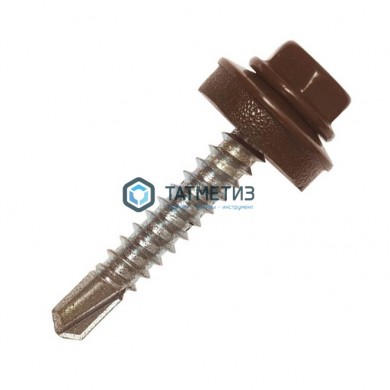 Саморез окраш.кров. 5,5х19 /8017/ DAXMER M (10х250) | «ТАТМЕТИЗ» Саморез окраш.кров. 5,5х19 /8017/ DAXMER M (10х250) - магазин крепежа «ТАТМЕТИЗ»