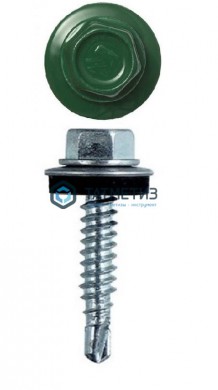 Саморез окраш.кров. 5,5х25 /6005/ DAXMER M (10х250) | «ТАТМЕТИЗ» Саморез окраш.кров. 5,5х25 /6005/ DAXMER M (10х250) - магазин крепежа «ТАТМЕТИЗ»