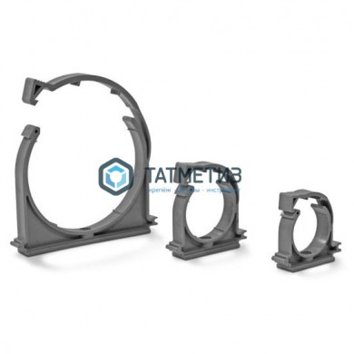 Клипса трубная 63 с фиксат -  магазин крепежа «ТАТМЕТИЗ»