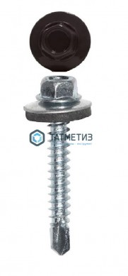 Саморез окраш.кров. 4,8х35 /8019/ DAXMER MS (10х250) | «ТАТМЕТИЗ» Саморез окраш.кров. 4,8х35 /8019/ DAXMER MS (10х250) - магазин крепежа «ТАТМЕТИЗ»