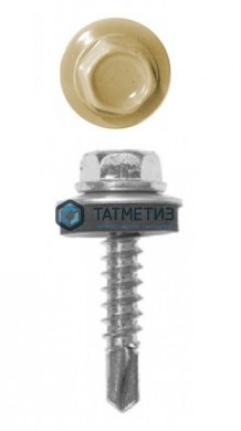 Саморез окраш.кров. 5,5х19 /1014/ (4000 шт/уп) КК | «ТАТМЕТИЗ» Саморез окраш.кров. 5,5х19 /1014/ (4000 шт/уп) КК - магазин крепежа «ТАТМЕТИЗ»