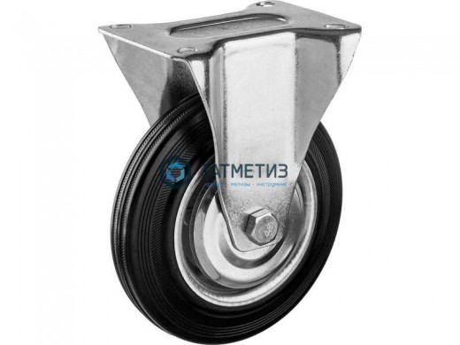 Колесо неповоротное c площадкой под 4 болта d 160 мм | «ТАТМЕТИЗ» Колесо неповоротное c площадкой под 4 болта d 160 мм - магазин крепежа «ТАТМЕТИЗ»