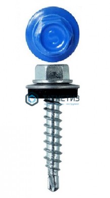 Саморез окраш.кров. 4,8х29 /5005/ ярко-синий | «ТАТМЕТИЗ» Саморез окраш.кров. 4,8х29 /5005/ ярко-синий - магазин крепежа «ТАТМЕТИЗ»