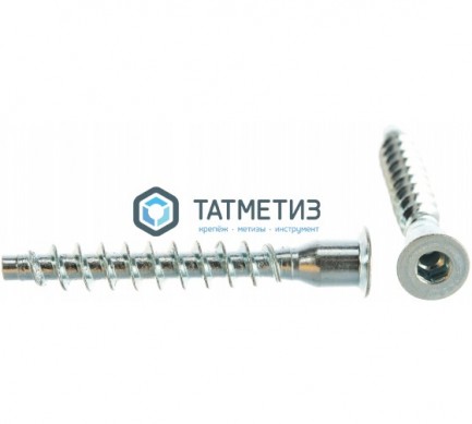 Евровинт 7х50 (2 000 шт/уп) МС внутр. шестигр. | «ТАТМЕТИЗ» Евровинт 7х50 (2 000 шт/уп) МС внутр. шестигр. - магазин крепежа «ТАТМЕТИЗ»